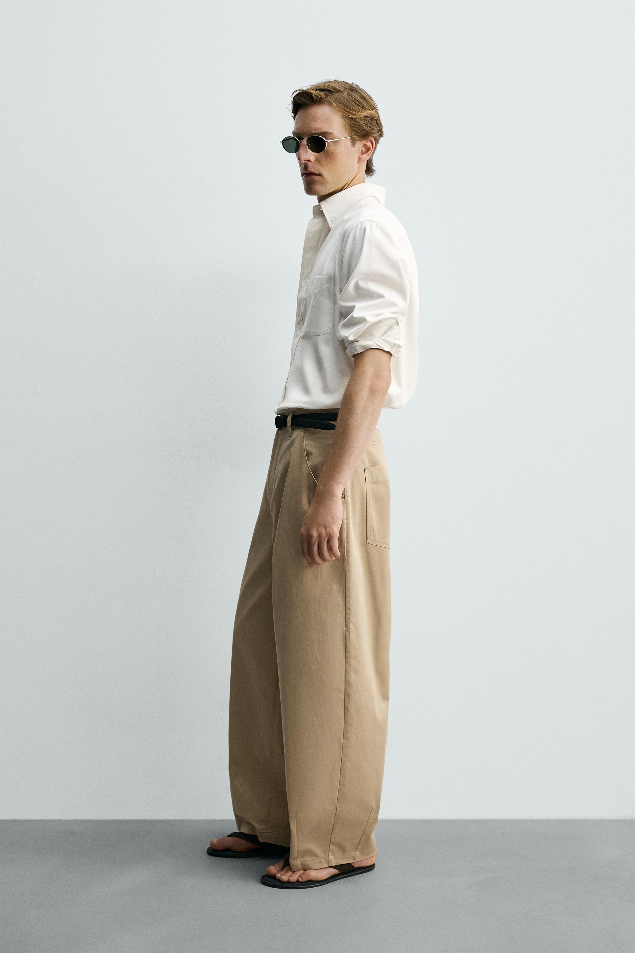 PANTALON WIDE FIT CROPPED
